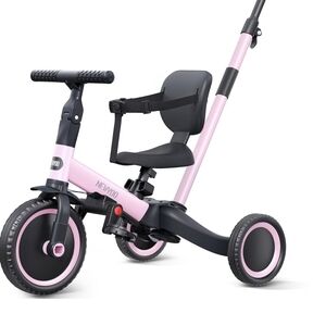 Pink and Black Kids Tricycle